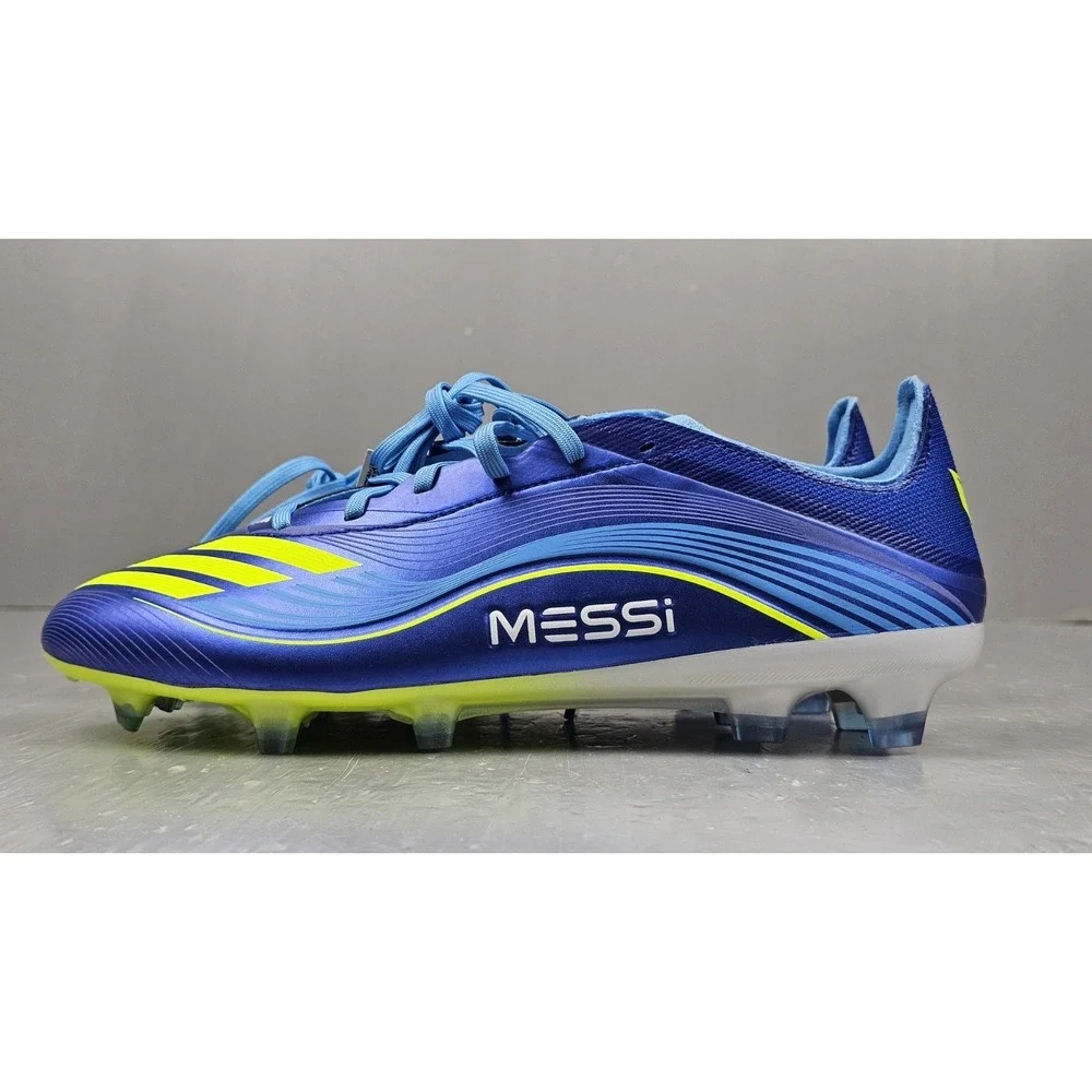 Adidas F50 MESSI PRO FG Mens 8 Firm Ground Soccer Cleats Blue JQ7953 NWT
